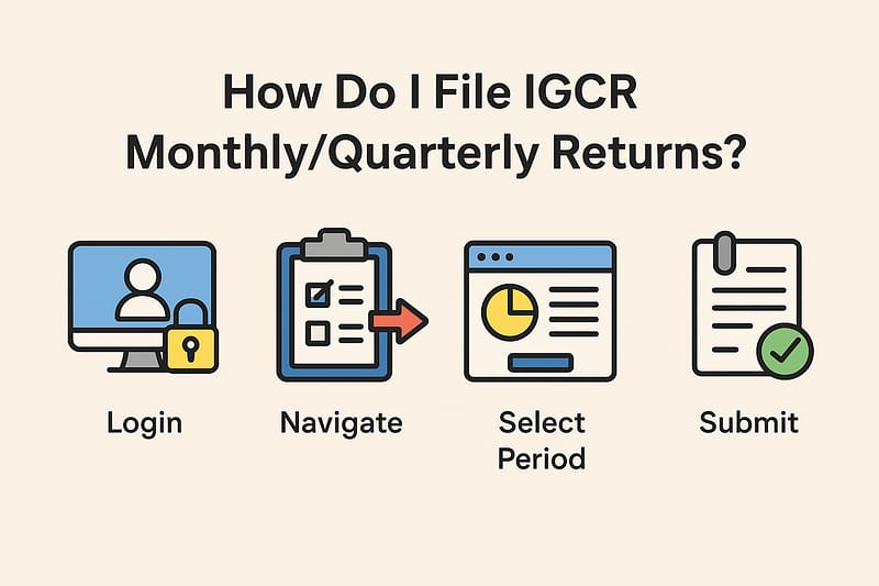 How do I file IGCR returns