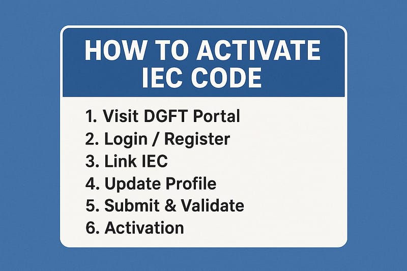 How to activate IEC code