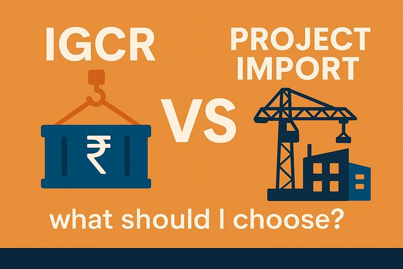 Igcr vs Project import