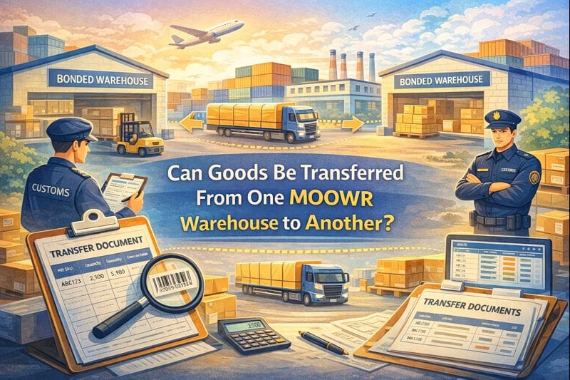 Can goods be transferred from one MOOWR warehouse to another