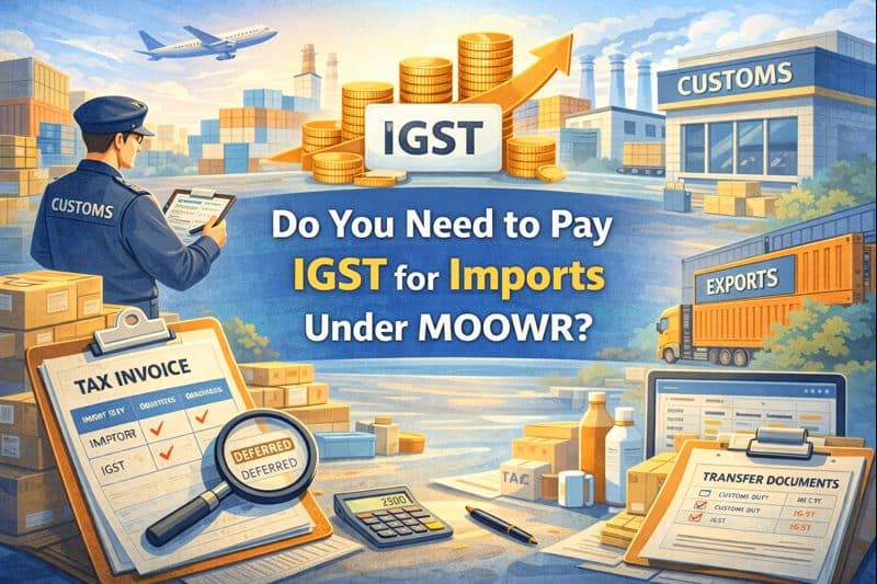 Do you need to pay IGST under Moowr for imports