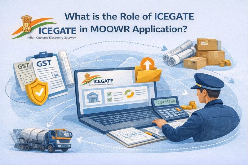 What is the role of ICEGATE in MOOWR application
