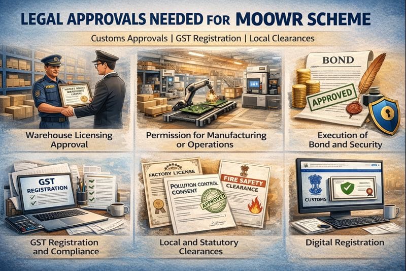 what are the legal approvals needed for MOOWR scheme