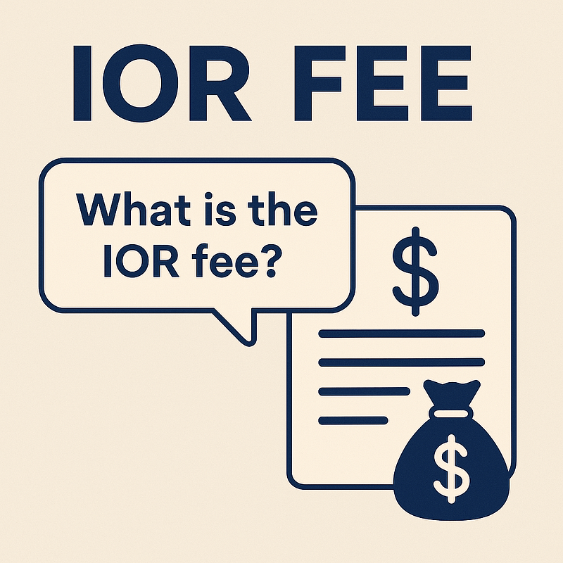 What is the IOR fee? 10 what is ior fee