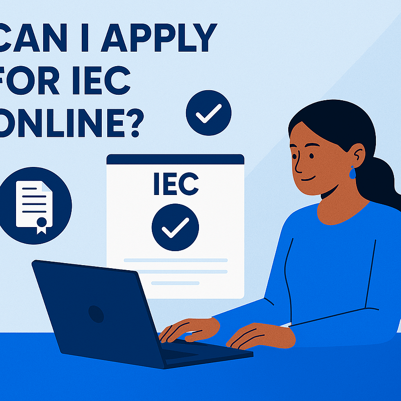can i apply for iec online