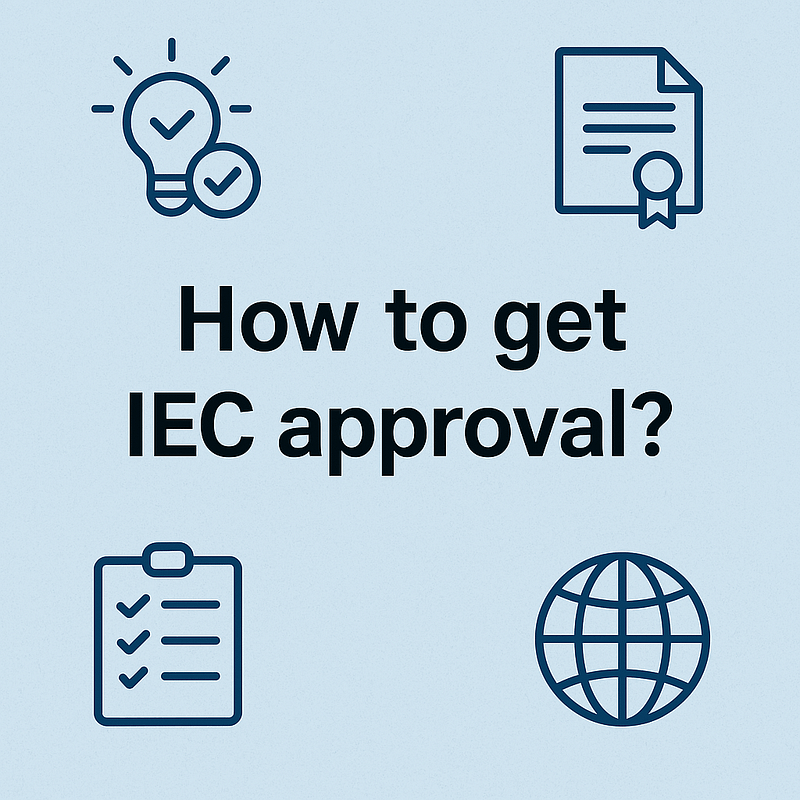 How to get IEC approval? 9 how to get iec approval